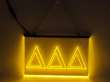 Load image into Gallery viewer, Delta Delta Delta LED Sign Greek Letter Sorority Light
