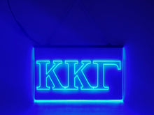 Load image into Gallery viewer, Kappa Kappa Gamma LED Sign Greek Letter Sorority Light