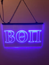 Load image into Gallery viewer, Beta Theta Pi LED Sign Greek Letter Fraternity Light