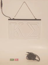 Load image into Gallery viewer, Kappa Sigma LED Sign Greek Letter Fraternity Light