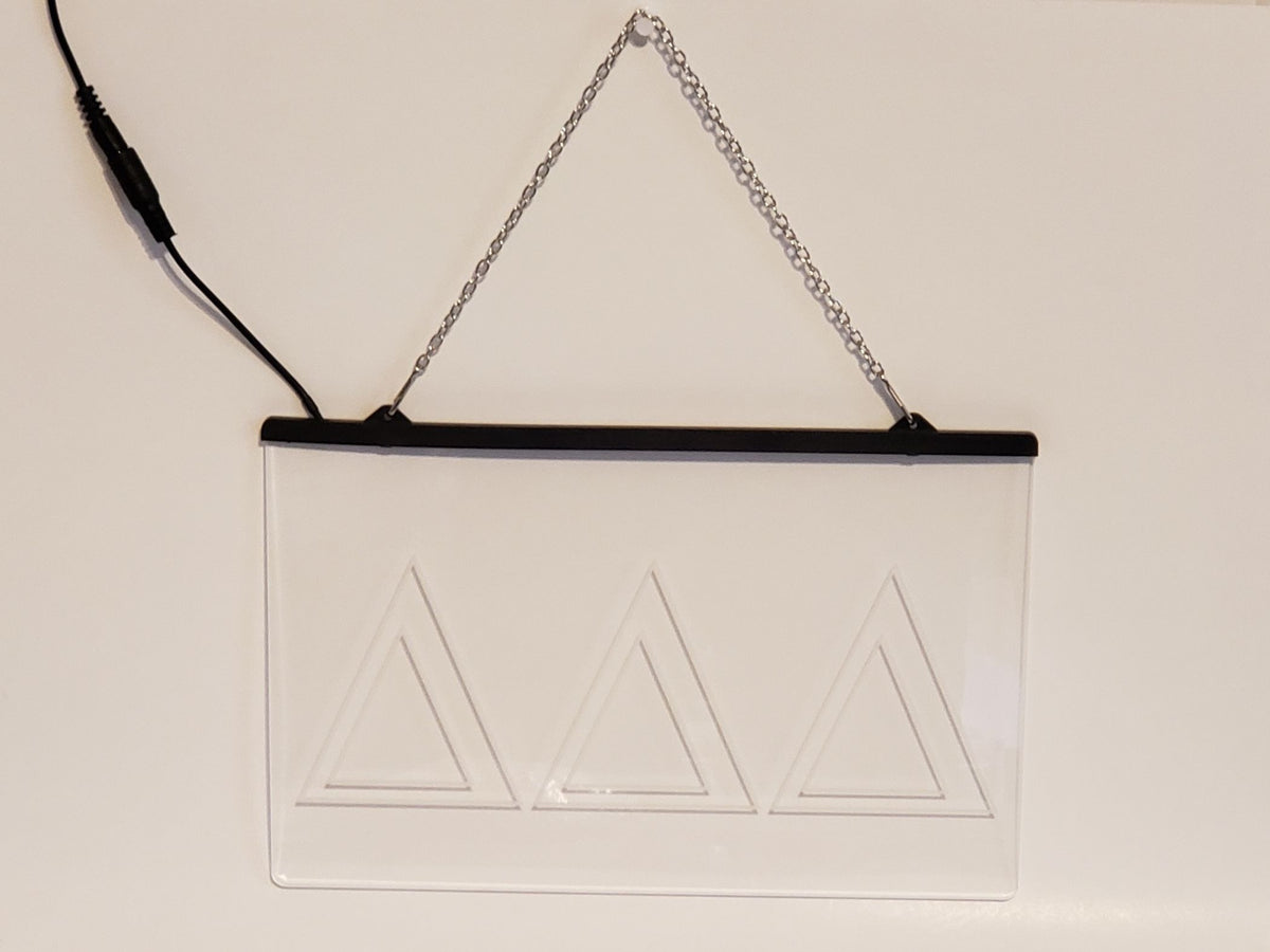Delta Delta Delta LED Sign Greek Letter Sorority Light – Greek Lodge