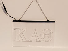 Load image into Gallery viewer, Kappa Alpha Theta LED Sign Greek Letter Sorority Light