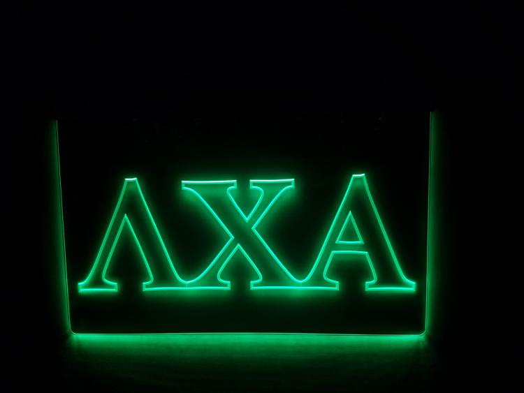 Lambda Chi Alpha LED Sign Greek Letter Fraternity Light
