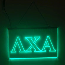 Load image into Gallery viewer, Lambda Chi Alpha LED Sign Greek Letter Fraternity Light