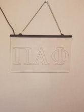 Load image into Gallery viewer, Pi Lambda Phi LED Sign Greek Letter Fraternity Light