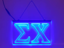 Load image into Gallery viewer, Sigma Chi LED Sign Greek Letter Fraternity Light